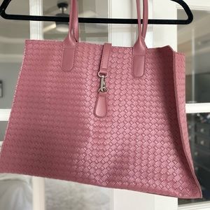 Large pink tote